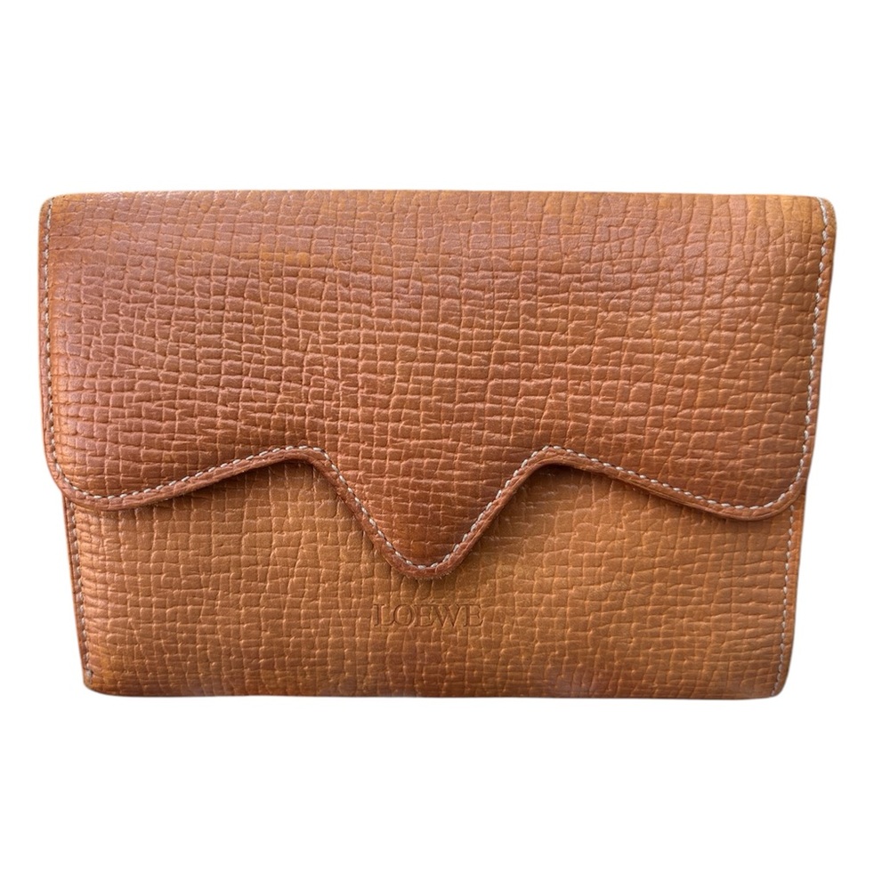Loewe Tan Leather Women's Clutch Wallet - Picture 1 of 1